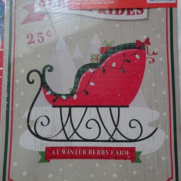 💰3/$25 2-Pack (6 Boxes) Christmas House Gift Boxes Santa Bear Farmhouse - Picture 3 of 5